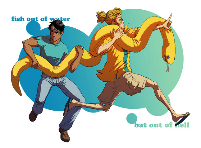 Fish and Bat